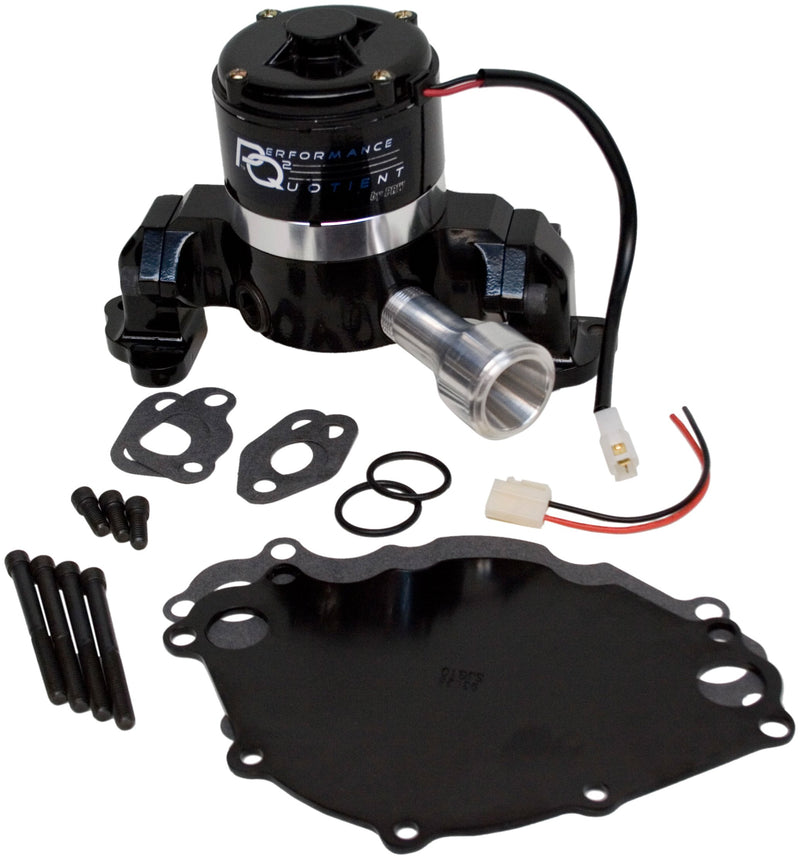 PRW 4430217 Black Powder-Coated Performance Quotient Electric Racing Water Pump for Ford 302-351W