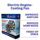 Flex-A-Lite Trimline Electric Fans 105386