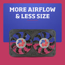 Flex-A-Lite Low-Profile S-Blade Electric Fans 104468
