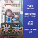 Flex-A-Lite Low-Profile S-Blade Electric Fans 104468