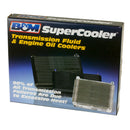 B&M 70273 SuperCooler Black Aluminum Fluid Cooler
