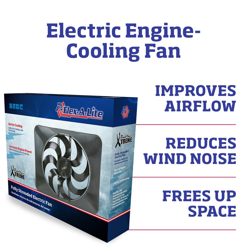 Flex-A-Lite Black Magic Xtreme Series Electric Fans 104367