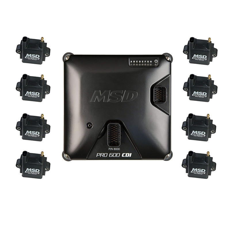 Msd Pro 600 Cdi - 8 Channel Kit W/ 8232 Coil