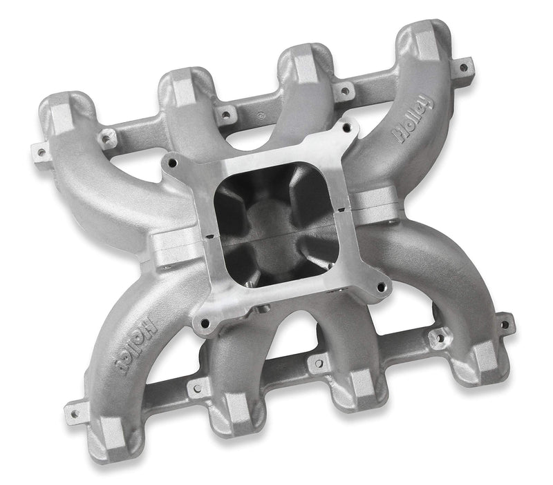Holley Intake Mnfd Cathedral Split Sgl-Pln Carb