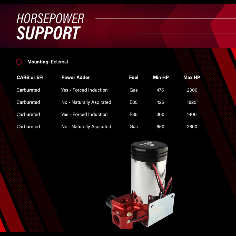 Aeromotive A2000 Drag Race Fuel Pumps 11202