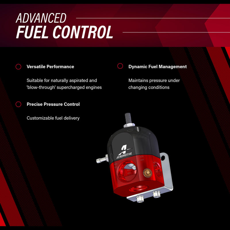 Aeromotive A1000 Carbureted Bypass Fuel Pressure Regulators 13204