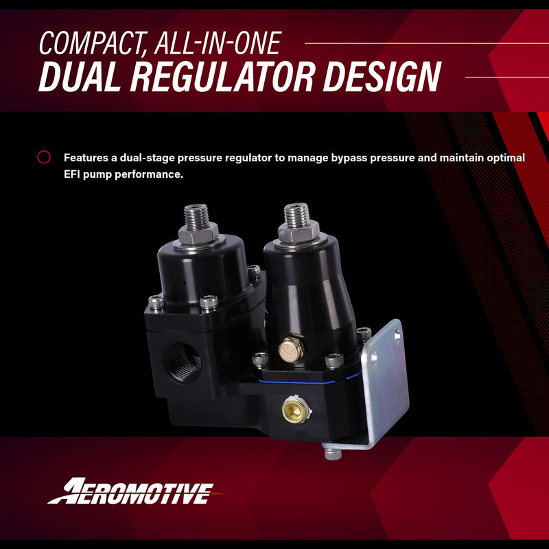 Aeromotive 13220 EFI to Carb Conversion Fuel Pressure Regulator, 5-10 psi