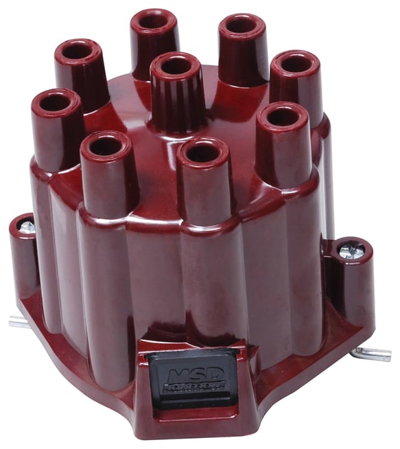 MSD 8437 Chevy V8 Distributor Cap, Use with Rotor P/N 8467