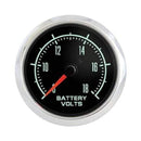 Engine Works 53305 2-1/16" Muscle Car Black Full Sweep Electric Voltmeter Gauge