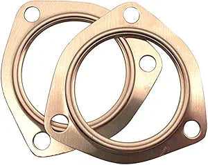 Engine Works 103300 Copper Collector Gaskets, 3.0" - Pair