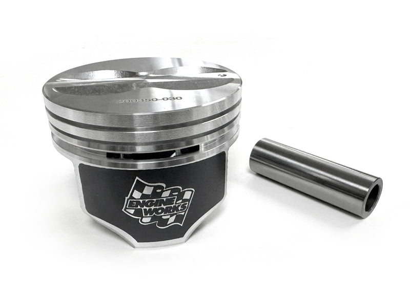 Engine Works 200350-040 Hypereutectic Pistons, Fits Chevy SB - Flat Top 4.040" Bore