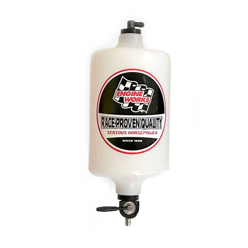 Engine Works 414501 Coolant Overflow Bottle, 1-QT. - White