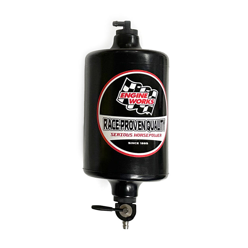 Engine Works 414502 Coolant Overflow Bottle, 1-QT. - Black