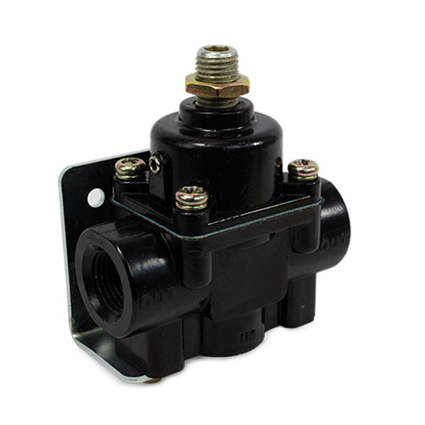 Engine Works 41803BK Fuel Pressure Regulator, 4.5-9 psi - Black Finish