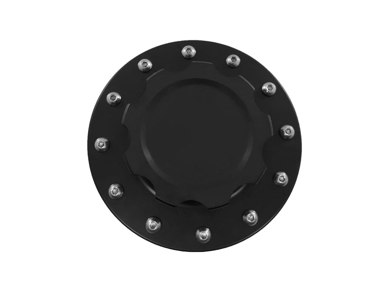 Engine Works 560501 Billet Fuel Cell Cap Assembly, w/ 12-Bolt Bung - Black