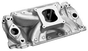 Professional Products 53037 Hurricane Intake Manifold, BB Chevy Oval Port - Satin