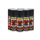 VHT SP671-6 Roll Bar & Chassis Paint High Heat Coating Paint - Satin Black, 6-PACK