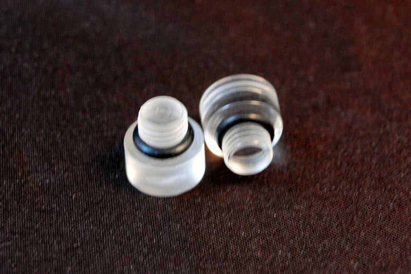 AED Performance 5170 Clear Bowl Sight Plugs - Set Of 2