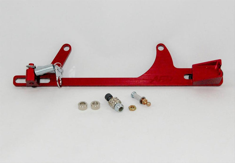 AED Performance 6606R Billet Throttle Cable & Spring Bracket 4500 - Red, Ford