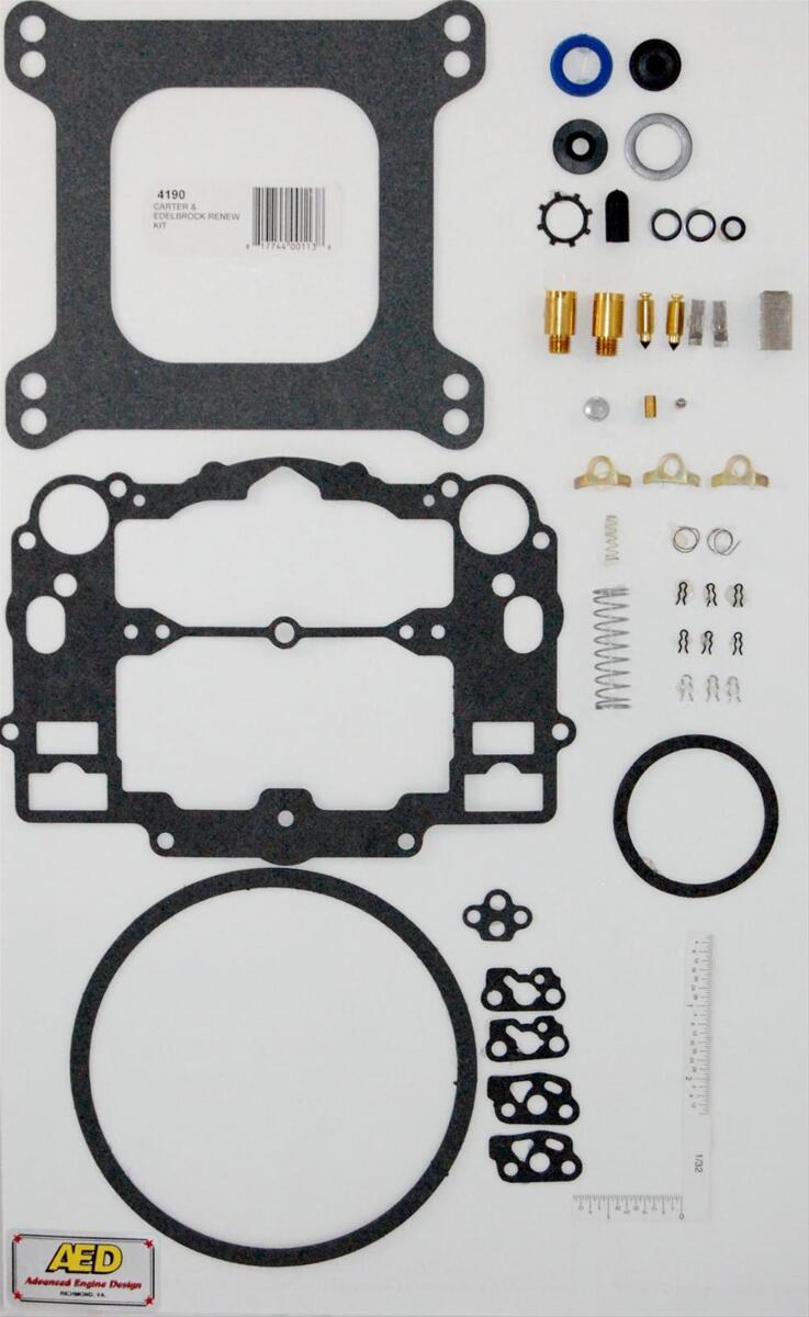 AED Carter and Edelbrock Carburetor Kits 4190