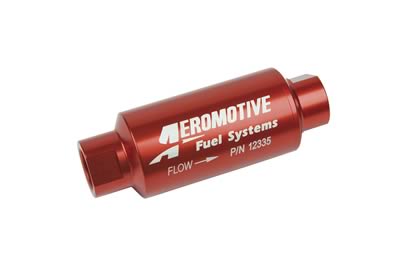 Aeromotive 12335 In-Line Mount Fuel Filter, 40 Micron - 10AN Female