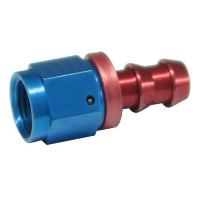 Aeroquip FCM1513 Fitting Hose End Straight -8 AN -8 AN Adapter Aluminum Red/Blue