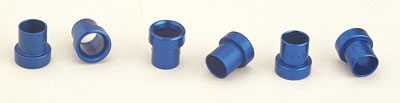 Aeroquip FCM3671 Fitting, Tube Sleeve, -6 AN, Aluminum, Blue,