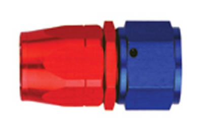 Aeroquip FCM1013 Fitting Hose End Straight -8 AN -8 AN Adapter Aluminum Red/Blue