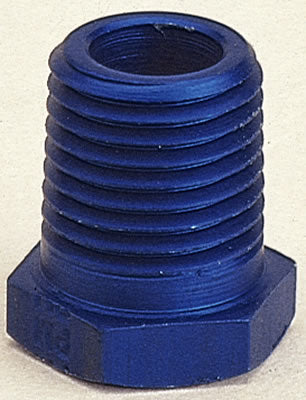 Aeroquip FCM2136 Fitting Reducer Pipe Bushing 1/4 in. NPT to 1/8 in. NPT Aluminu