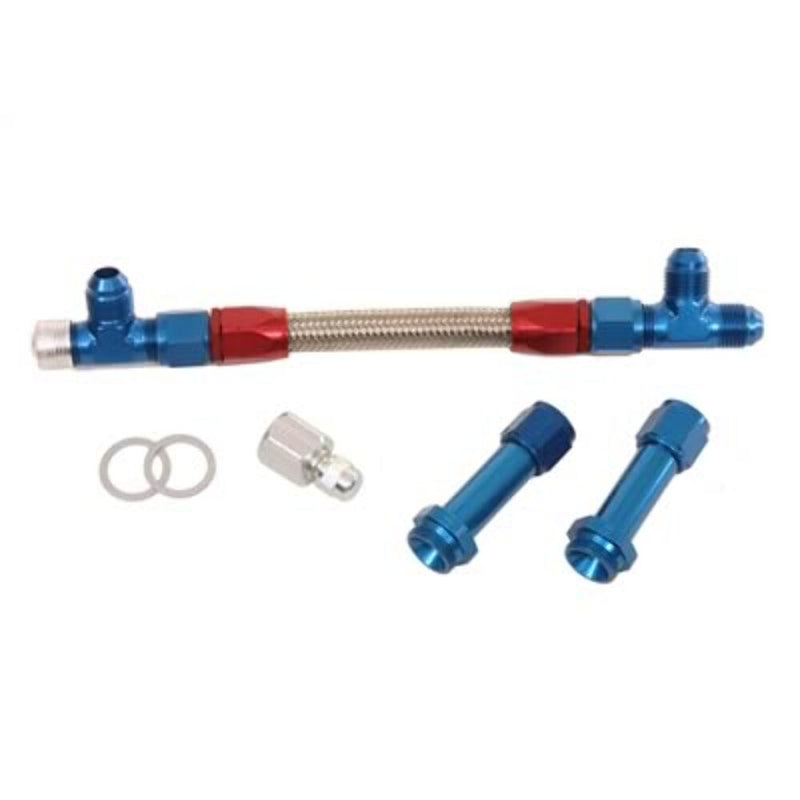 Aeroquip Dual-Feed Fuel Lines for Holley FCP0134