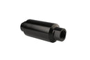 Aeromotive 12321 Filter, In-Line, 10-Micron Fabric Element, orb-10 Port, Bright-Dip Black, 2" OD