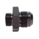 Aeromotive 15642 Fitting Adapter AN to Straight Cut Straight Aluminum Black