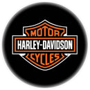 Harley-Davidson Bar & Shield Bar Stool With Backrest HDL-12204