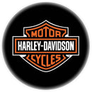Harley-Davidson Bar & Shield Bar Stool With Backrest HDL-12204