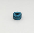 Aeroquip FCM3749 Fitting Allen Head Pipe Plug 1/2 in. NPT Aluminum Blue