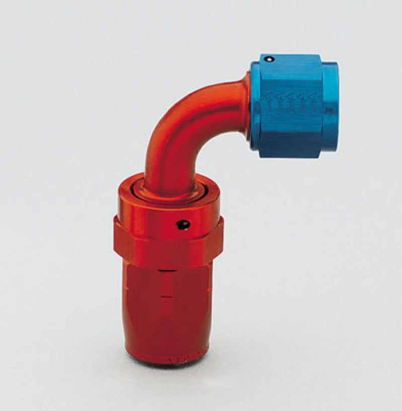 Aeroquip FCM4033 Fitting Hose End 90 Degree -8 AN -8 AN Adapter Aluminum