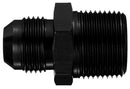 Aeroquip FCM5004 Male AN Pipe Adapter  -06AN, 1/4" Pipe - Black