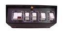 ARC 3700 Switch Panel 8" Wide x 2.75" Tall, 6 Rocker Switches