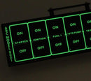 ARC 4001D Flat Touch Switch Panel 4.875" x 2.375", 4 Switches