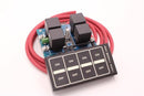 ARC 4001D Flat Touch Switch Panel 4.875" x 2.375", 4 Switches