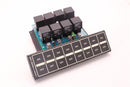 ARC 8004D Flat Touch Switch Panel, Dash Mount - Carbon Fiber Finish