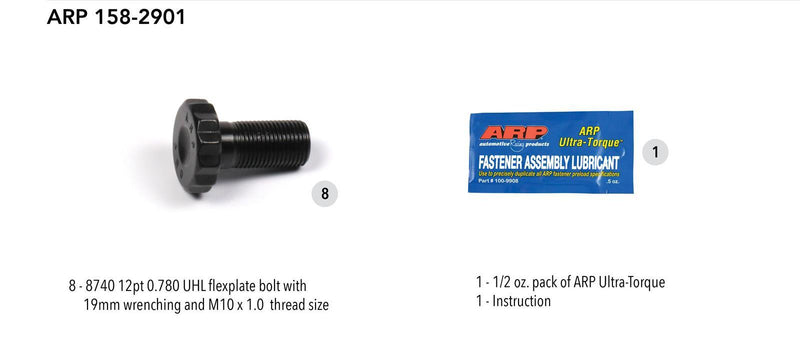 ARP Pro Series Flexplate Bolt Kits 158-2901