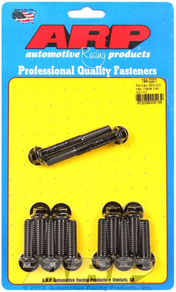 ARP Chromoly Intake Manifold Bolt Kits 194-2001