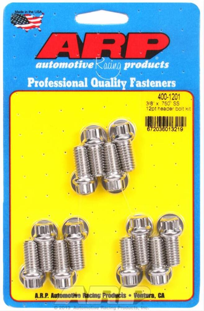 ARP Stainless Steel Header Bolts 400-1201