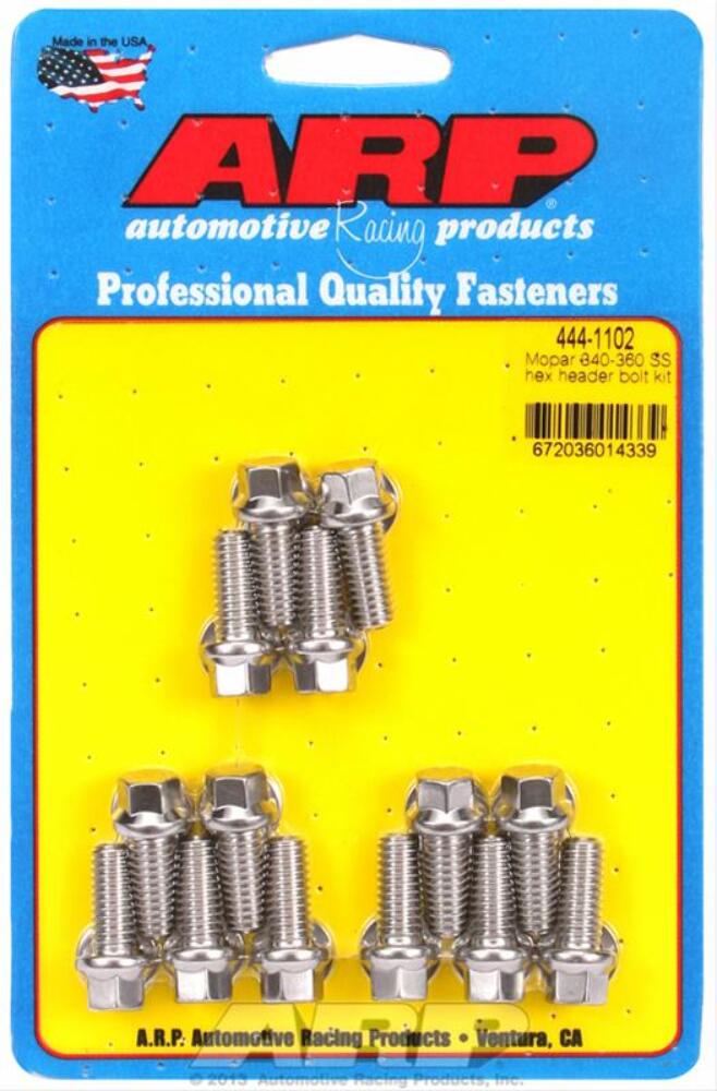 ARP Stainless Steel Header Bolts 444-1102
