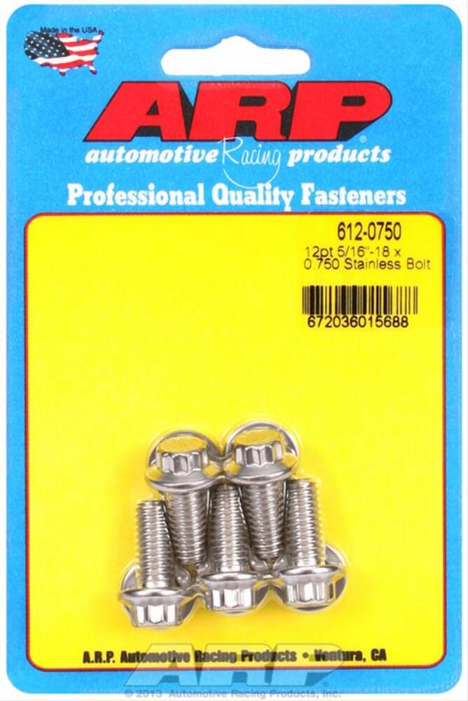 ARP Stainless Steel Bolts 612-0750