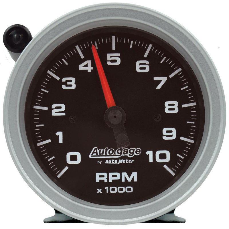 Autometer 233908 Autogage Tachometer, 0-10,000 RPM 3-3/4" - w/ Shift Light