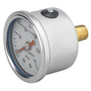 Autometer 2175 Autogage Fuel Pressure Gauge 1-1/2", 0-15 psi, Mechanical - White