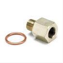 Autometer 2267 Oil Pressure Adapter; 1/8" NPT Female to M14 x 1.5 Male