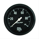 Autometer 2312 Autogage Oil Pressure Gauge, 2-5/8" - Black